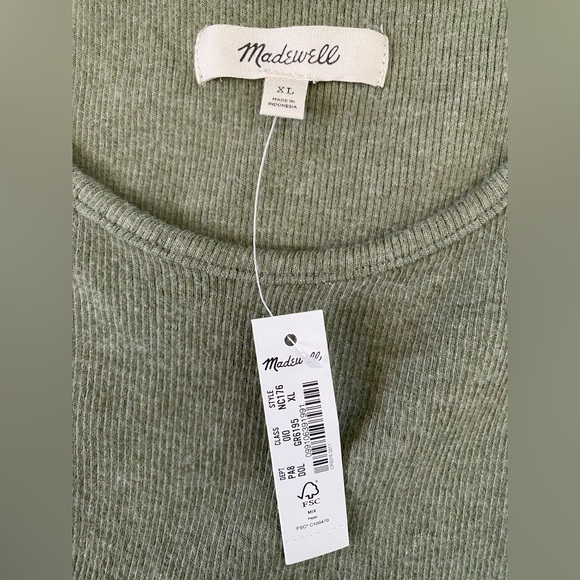 madewell ribbed sweater tank NWT - Picture 3 of 3